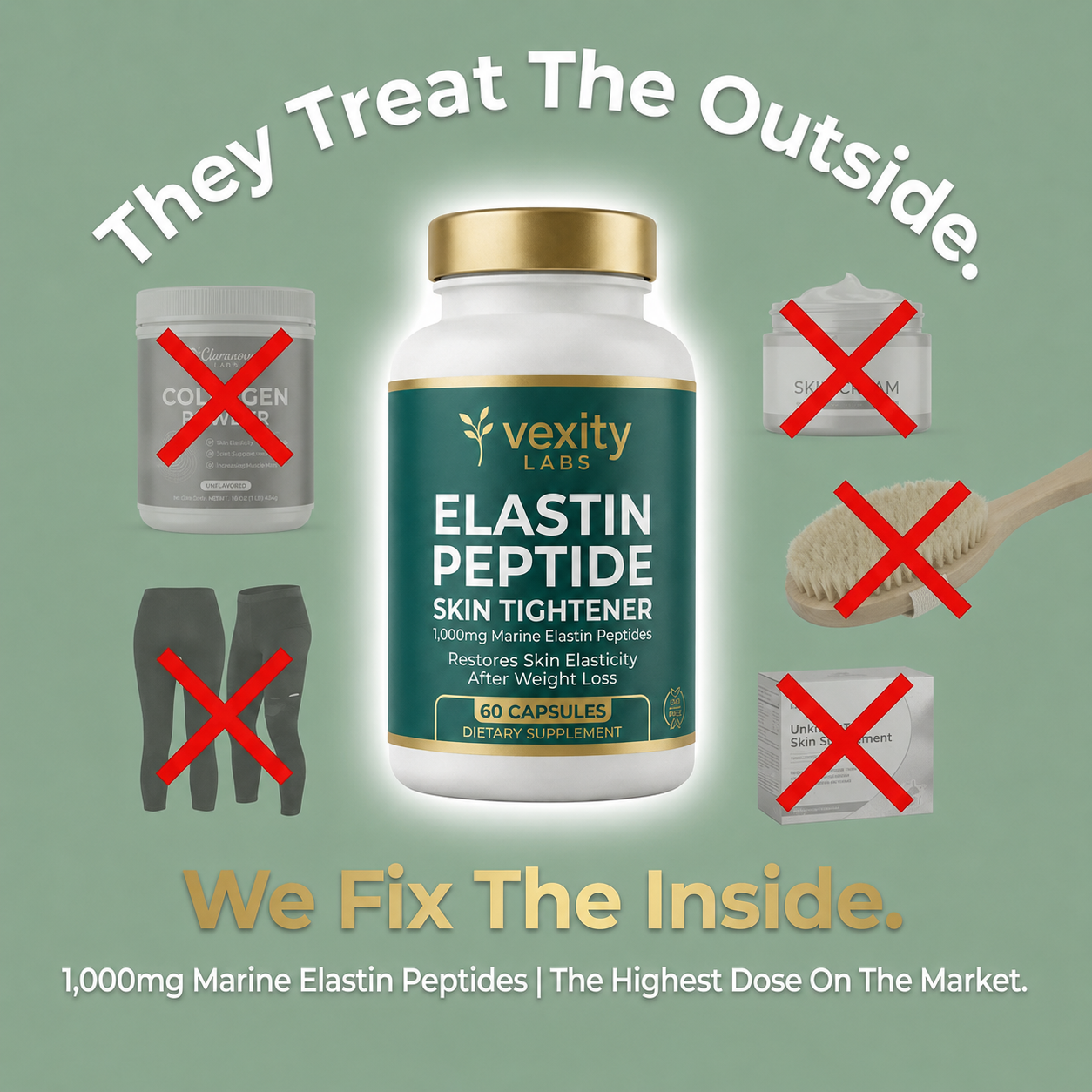 Elastin Peptide Skin Tightening Formula