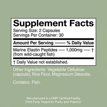 Elastin Peptide Skin Tightening Formula
